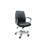 Medium-back leather chair_Model:EF0330ML-1