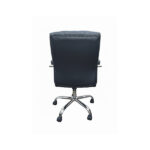 Ergonomica Black Leatherette Revolving Chair_Model-XY-7344m - Image 3