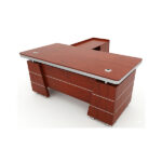 L-shaped Office Desk_ Model:D-1512A - Image 3